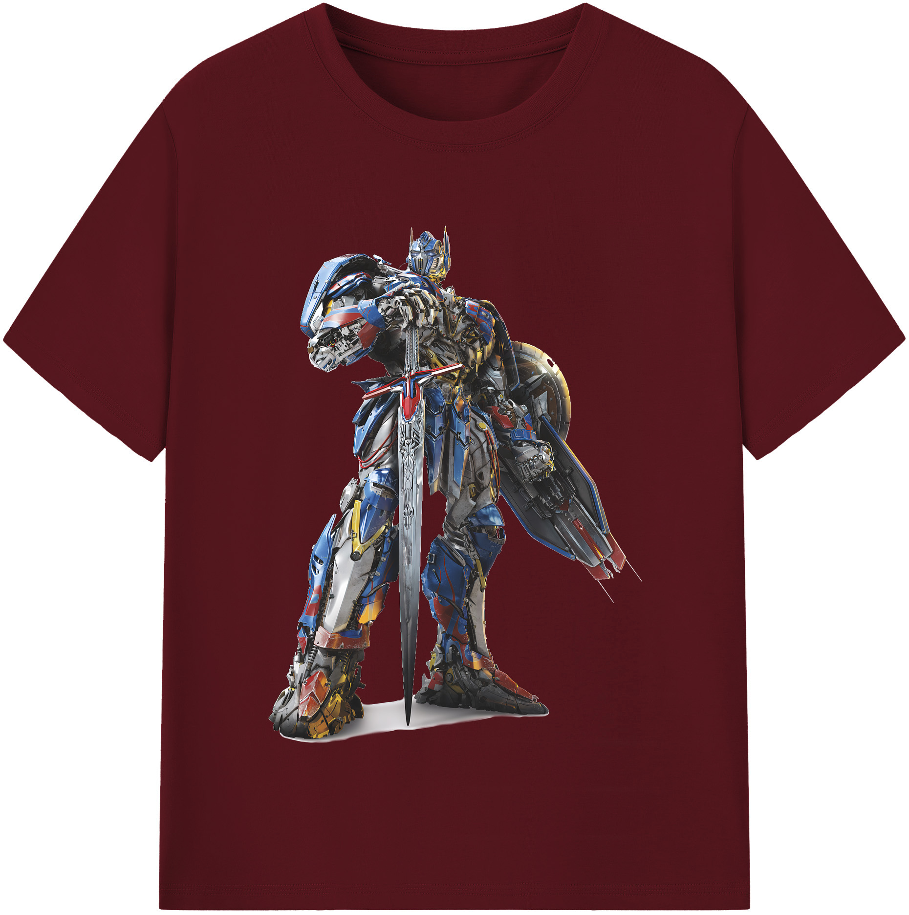 （画像用） Transformers トランスフォーマー 綿100％半袖Tシャツ（フロントプリント）